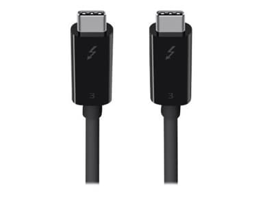 Belkin Thunderbolt 3-kabel 40Gbps 2m 24-stifts USB-C Hane 24-stifts USB-C Hane 