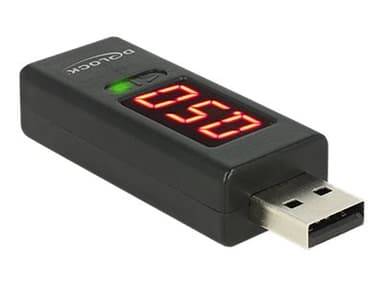 Delock Kontroller for USB-spenning og -strøm 