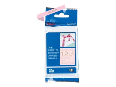 Brother Tape Tygband 12mm TZe-RE34 Guld/Rosa 