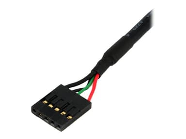 Startech 18in Internal 5 pin USB IDC Motherboard Header Cable 0.457m 5 pin IDC Female 5 pin IDC Female 