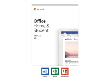 Microsoft Office 2019 Home & Student Dansk Medialess 