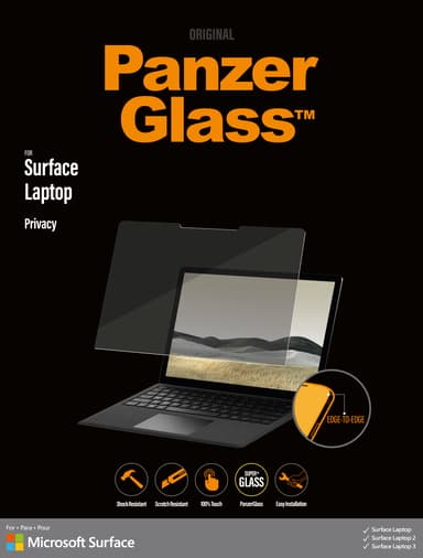Panzerglass Edge-to-Edge Privacy Microsoft Surface Laptop/Laptop 2 