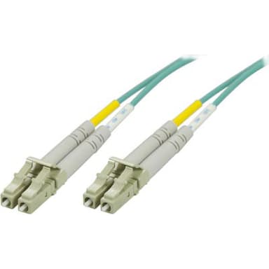 Deltaco Optisk fiberkabel LC/UPC LC/UPC OM3 2m 