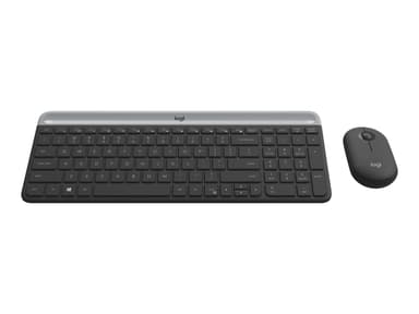 Logitech Slim Wireless Combo MK470 Nordisk Tastatur og mus-sæt 