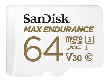 SanDisk Max Endurance 64GB mikroSDXC UHS-I minneskort 
