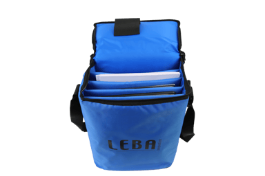 Leba Notebag Blue Large Carries 5 Tablets/Chromebooks #FI 