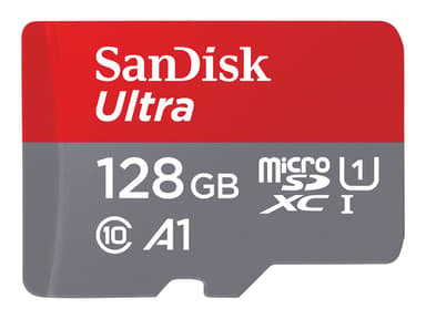 SanDisk Ultra 128GB mikroSDXC UHS-I minneskort 