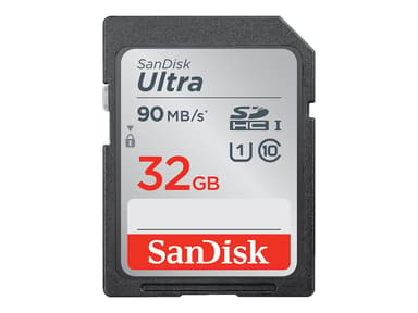 SanDisk Ultra 32GB SDHC UHS-I-geheugenkaart 