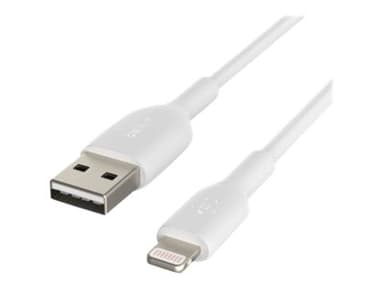 Belkin Lightning Till USB-A Kabel 1m Vit 