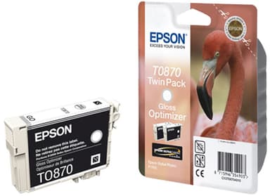 Epson Blæk Gloss Optimizer T0870 - R1900 2-PACK 