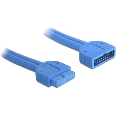 Delock USB 3.0 Pin Header 0.45m 19-pins USB 3.0-plugg Hann 19-pins USB 3.0-plugg Hunn 