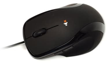 Nexus Silent Mouse SM-8500 Met bekabeling Muis Zwart 