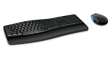 Microsoft Sculpt Comfort Desktop - tastatur- og mussett - Engelsk internasjonal Engelsk internasjonal Tastatur- og mussett 