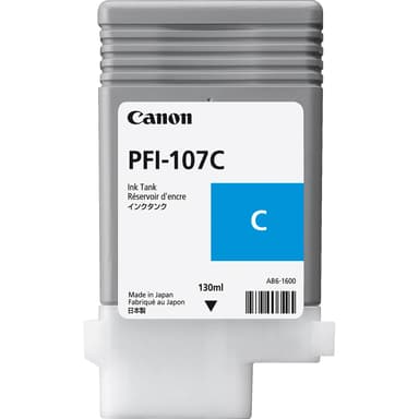 Canon Blekk Cyan PFI-107C 