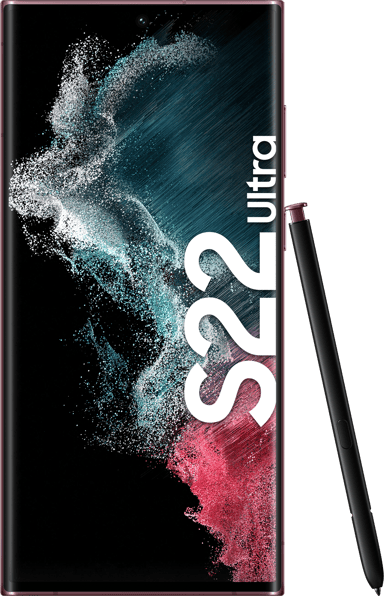 Samsung Galaxy S22 Ultra 128GB Dobbelt-SIM Burgunder 