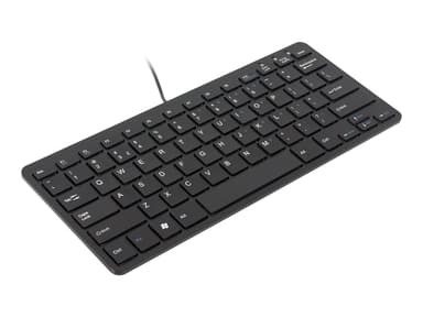R-Go Tools Compact Keyboard Kabelansluten US Svart