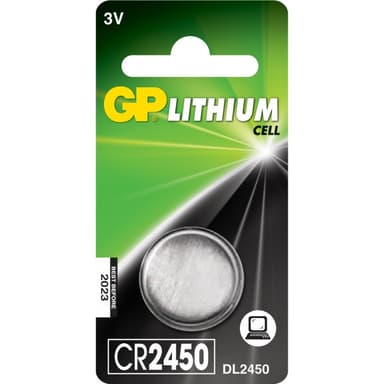 GP Button Cell Lithium CR2450 3V 