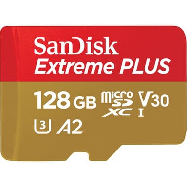 SanDisk Extreme Plus 128GB microSDXC UHS-I Memory Card