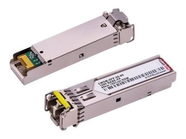 Pro Optix SFP-sändar/mottagarmodul (mini-GBIC) (likvärdigt med: Cisco CWDM-SFP-55-80) Gigabit Ethernet