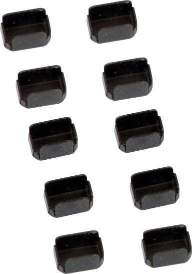 Lindy Port Blocker Mini-DisplayPort Black 10-pack without key 
