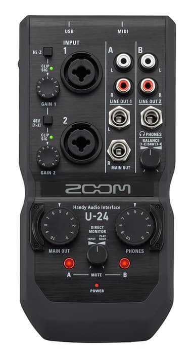 Zoom U24 Handy Audio Interface 