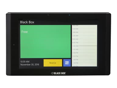 Black Box IN-SESSION Room Scheduler 7" In-Wall 