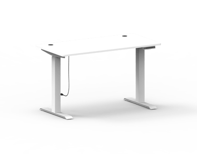Nordic Office FlexiDesk Home korkeussäädettävä pöytä 120 x 60 cm, valkoinen 