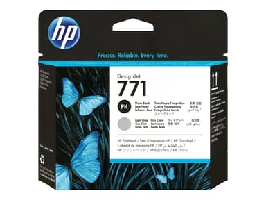 HP Printerhoved 771 PHOTO Sort + LIGHT GRAY - DESIGNJET Z6200 