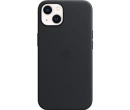 Apple Leather Case With Magsafe iPhone 13 Keskiyö