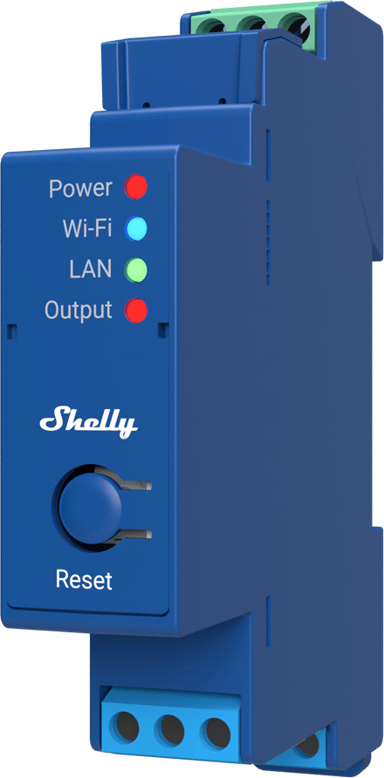 Shelly Pro 1 Din Wifi 1-Ch 16A Blue 