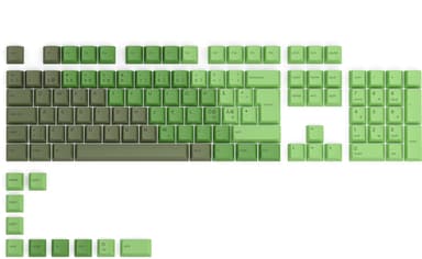 Glorious PC Gaming Race GPBT Keycaps ISO Nordic-Layout Olive 
