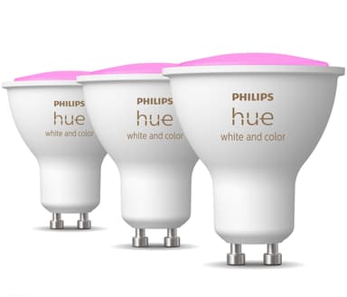 Philips Hue White and Color Ambiance GU10 3-Pack 