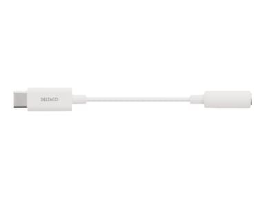Deltaco USBC-1145 24-stifts USB-C Hane Minitelefon 3,5 mm, 4-poligt Hona