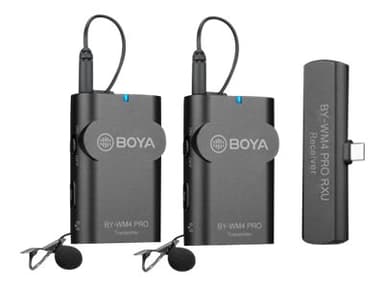 Boya MIC LAVALIER X2 WIRELESS USB-C BY-WM4 PRO K6 #demo 