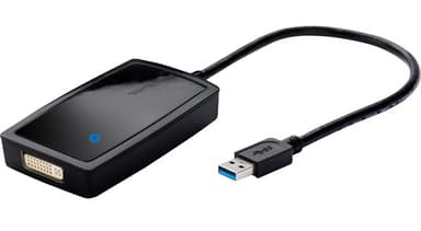 Targus USB 3.0 SuperSpeed Multi Monitor Adapter ulkoinen videoadapteri 2048 x 1152 DVI VGA