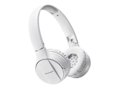 Pioneer SE-MJ553BT Bluetooth Headphone - White Hvit