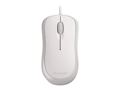 Microsoft Basic Optical Mouse for Business 800dpi Muis Met bekabeling Wit
