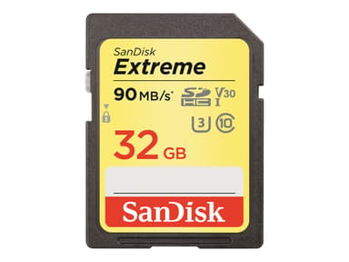 SanDisk Extreme 32GB SDHC UHS-I minneskort