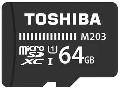 Toshiba M203 64GB microSDXC UHS-I-geheugenkaart