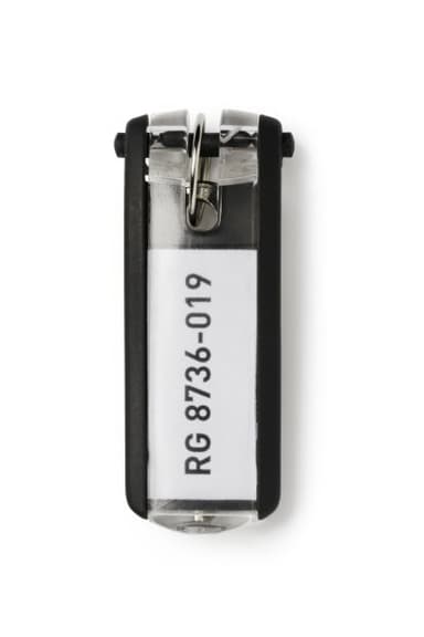 Durable Avaimenperä Key Clip Musta 6kpl 