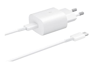 Samsung Wall Charger 25W + USB-C Cable 1m Vit