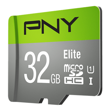 PNY Elite 32GB microSDHC UHS-I Memory Card