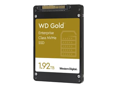 WD Gold Enterprise-Class SSD WDS192T1D0D 1,920GB 2.5" U.2 PCIe 3.1 x4 (NVMe)