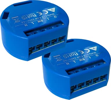 Shelly 1 WiFi 1-channel 2-pack 