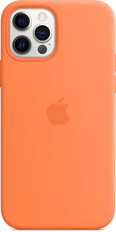 Apple Silicon Case with MagSafe iPhone 12 iPhone 12 Pro Kumquat