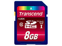 Transcend Ultimate 8GB SDHC UHS-I-geheugenkaart