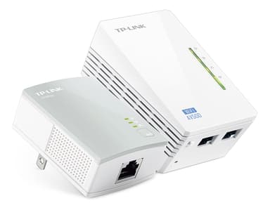 TP-Link TL-WPA4220KIT AV500 2-Port Wifi Powerline Adapter Starter Kit 