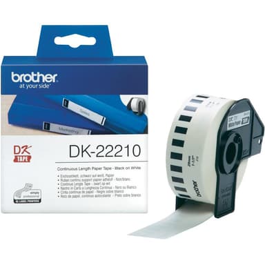 Brother Tape Paper 29mm X 30,48m Hvid 