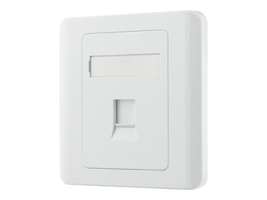 Deltaco VR-226 Keystone Wall Outlet 1-Port White 