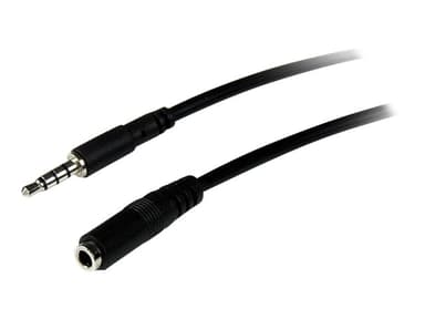 Startech 2m 3.5mm 4 Position TRRS Headset Extension Cable 2m 4-pols 3,5 mm-minijakk Hann 4-pols 3,5 mm-minijakk Hunn